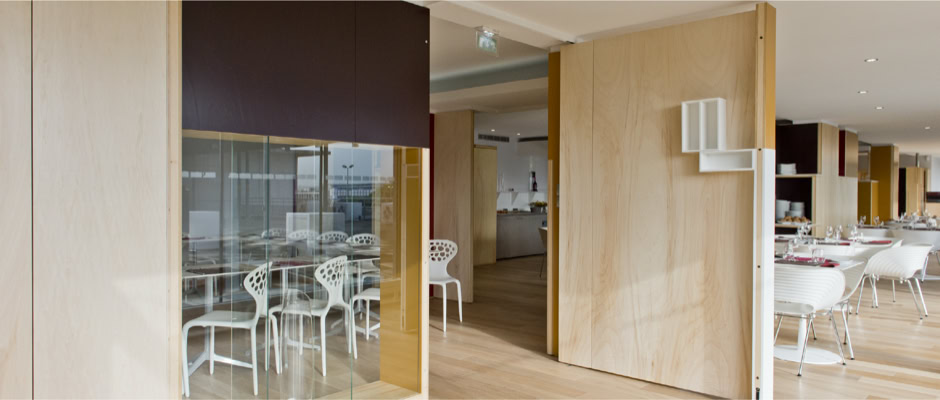 Vues de la Brasserie l’Esplanade, université Paul Sabatier, CROUS Toulouse-Occitanie