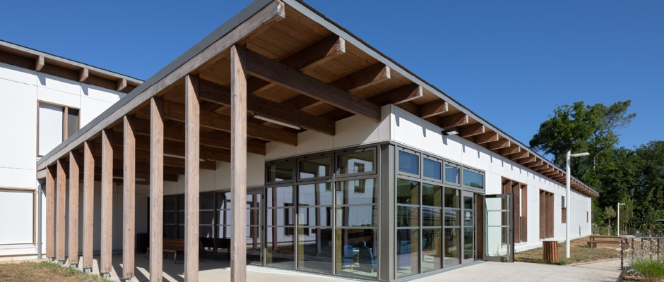 Façade de l'Institut des Jeunes Aveugles à Cahors